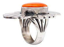 Load image into Gallery viewer, Navajo Native American Spiny Oyster Shell Ring Size 6 by Paul Livingston SKU232068