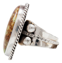 Load image into Gallery viewer, Navajo Native American Gaspeite Ring Size 9 1/2 by Roy Tom SKU232097