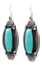 Load image into Gallery viewer, Navajo Native American Kingman Turquoise Earrings by Calladitto SKU232136