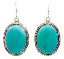 Load image into Gallery viewer, Navajo Native American Royston Turquoise Earrings by Emma Linkin SKU232147