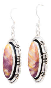 Navajo Native American Spiny Oyster Shell Earrings by Marvin McReeves SKU232321