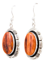 Load image into Gallery viewer, Navajo Native American Spiny Oyster Shell Earrings by Marvin McReeves SKU232323