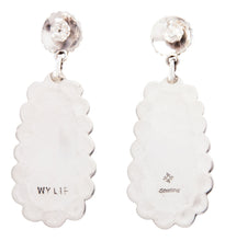 Load image into Gallery viewer, Navajo Native American Spiny Oyster Shell Earrings by Eula Wylie SKU232343