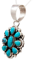Load image into Gallery viewer, Navajo Native American Kingman Turquoise Pendant Necklace by Geraldine James SKU232437