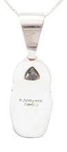 Load image into Gallery viewer, Navajo Native American Larimar and Quartz Pendant Necklace by Livingston SKU232469