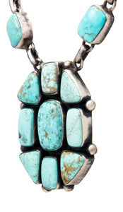 Navajo Native American Kingman Turquoise Necklace by Bea Tom SKU232567