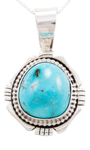 Load image into Gallery viewer, Navajo Native American Royston Turquoise Pendant Necklace by Yazzie SKU232594