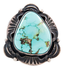 Load image into Gallery viewer, Navajo Native American Kingman Turquoise Ring Size 7 3/4 by Clark SKU232633