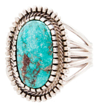 Load image into Gallery viewer, Navajo Native American Turquoise Mountain Turquoise Ring Size 11 SKU232645