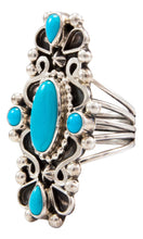Load image into Gallery viewer, Navajo Native American Sleeping Beauty Turquoise Ring Size 7 3/4 by Kathleen Chavez SKU232658