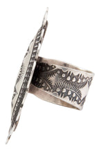 Load image into Gallery viewer, Navajo Native American Stamped Sterling Silver Ring Size 6 1/2 by Platero SKU232688