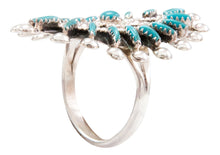 Load image into Gallery viewer, Zuni Native American Turquoise Needlepoint Ring Size 6 by Gia SKU232715