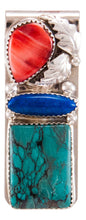 Load image into Gallery viewer, Navajo Native American Turquoise Money Clip by Lorraine Bahe SKU232736