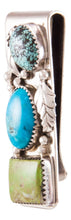 Load image into Gallery viewer, Navajo Native American Turquoise Money Clip by Lorraine Bahe SKU232737