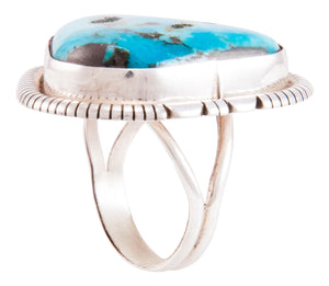 Navajo Native American Apache Blue Turquoise Ring Size 6 1/2 by Skeets  SKU232755