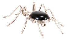 Load image into Gallery viewer, Navajo Native American Onyx Spider Pin by Effie Spencer SKU232850