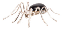 Load image into Gallery viewer, Navajo Native American Onyx Spider Pin by Effie Spencer SKU232850