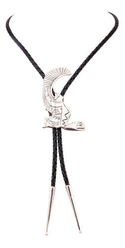 Navajo Native American Sterling Silver Eagle Dancer Bolo Tie by Begay SKU232851