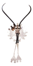 Load image into Gallery viewer, Zuni Native American Turquoise Inlay Sunface Bolo Tie by Lonjose SKU232852