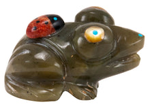 Load image into Gallery viewer, Zuni Native American Serpentine Frog Fetish Carving by Lunasee SKU232860