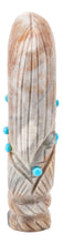Load image into Gallery viewer, Zuni Native American Picasso Marble Corn Maiden Fetish by Lawaka SKU232882