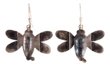 Load image into Gallery viewer, Navajo Native American Sterling Silver Dragonfly Earrings by Lee SKU232929
