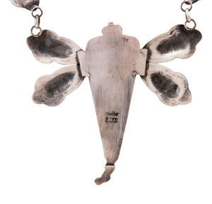 Navajo Native American Spiny Oyster Shell Dragongly Necklace by Lee SKU232930