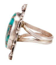 Load image into Gallery viewer, Navajo Native American Candelaria Turquoise Ring Size 10 by B Lee SKU232962