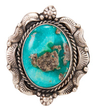 Load image into Gallery viewer, Navajo Native American Candelaria Turquoise Ring Size 10 by B Lee SKU232962