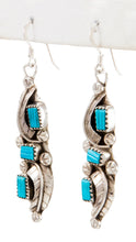Load image into Gallery viewer, Zuni Native American Kingman Turquoise Earrings by Amy Locaspino SKU232989