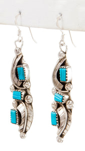 Zuni Native American Kingman Turquoise Earrings by Amy Locaspino SKU232989