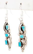 Load image into Gallery viewer, Zuni Native American Kingman Turquoise Earrings by Amy Locaspino SKU232992