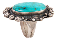 Load image into Gallery viewer, Navajo Native American Kingman Turquoise Ring Size 7 by Betta Lee SKU233003