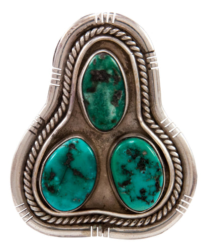 Navajo Native American Sleeping Beauty Turquoise Ring Size 7 1/2 SKU233004