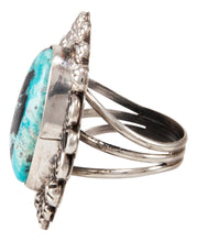 Load image into Gallery viewer, Navajo Native American Blue Moon Turquoise Ring Size 8 3/4 by Johnson SKU233010