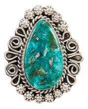 Load image into Gallery viewer, Navajo Native American Blue Ridge Turquoise Ring Size 7 by B Lee SKU233025