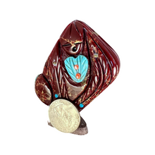 Load image into Gallery viewer, Zuni Native American Red Jasper Corn Maiden Fetish by Vickie Quandelacy SKU 233070